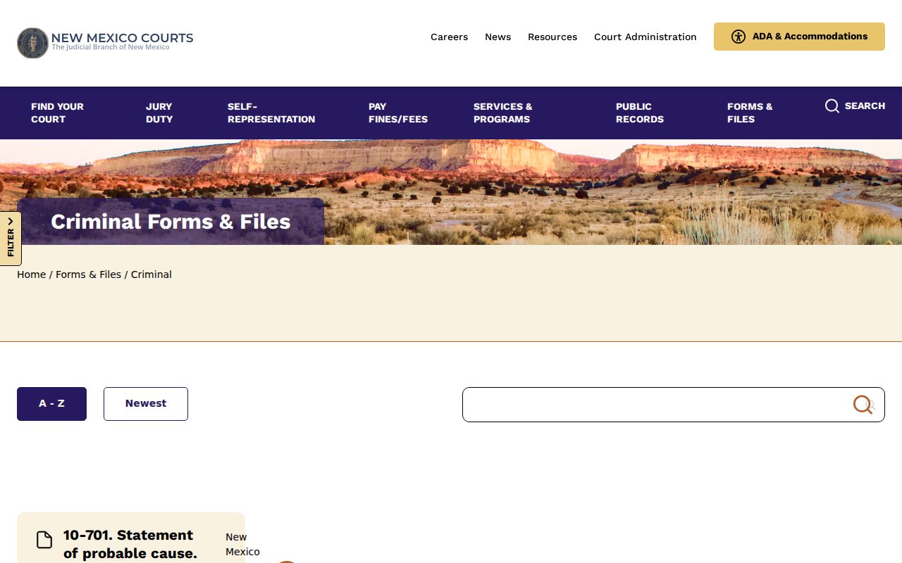 Luna County arrest warrants, official New Mexico criminal forms